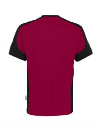 Weinrotes Arbeits T-Shirt